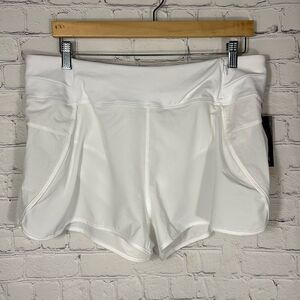 Calia by Carrie Underwood Journey Run Short Large White NEW Body Breeze